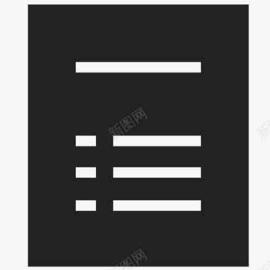 发票简历收据图标图标