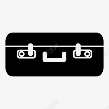 旅行箱旅行卡行李图标图标