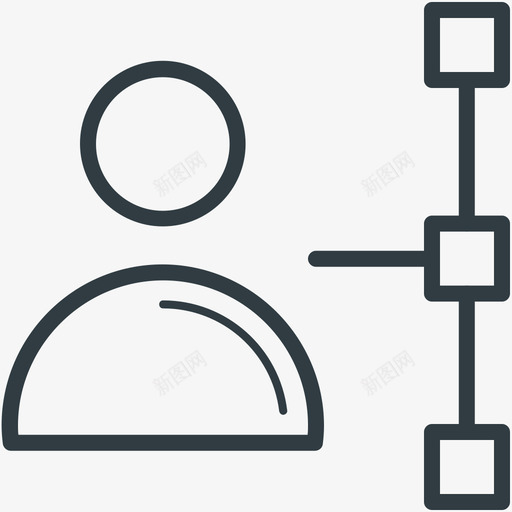 商人贸易线图标svg_新图网 https://ixintu.com 商人 贸易矢量线图标