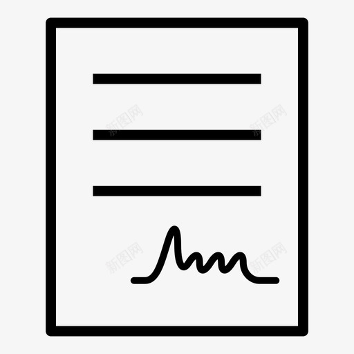 合同协议文件图标svg_新图网 https://ixintu.com 协议 合同 文件 条款 清单 签字 规章制度