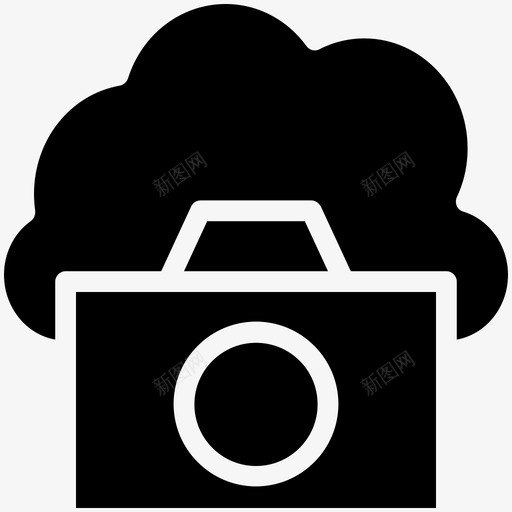 云摄像头存储照片图标svg_新图网 https://ixintu.com 上传 云图像 云图片 云摄像头 云照片 云计算酷向量3 在线媒体 存储 数据 照片