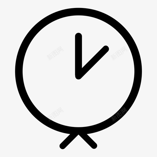 时钟闹钟指针图标svg_新图网 https://ixintu.com 分 小时 指针 时钟 时间 秒 计时器 闹钟