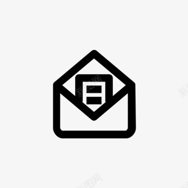 公开信信箱电子邮件图标图标