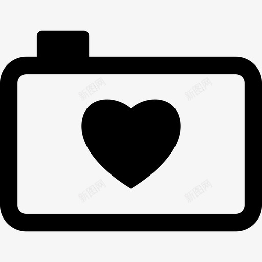 摄影爱好者工具和用具心跳图标svg_新图网 https://ixintu.com 工具和用具 心跳 摄影爱好者