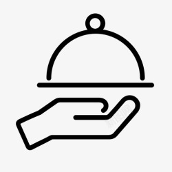 icon预点餐服务员食物点餐图标高清图片