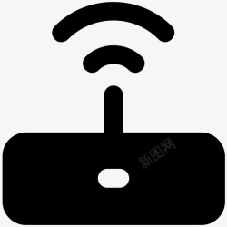 wlan信号wifi调制解调器无线网络信号图标高清图片