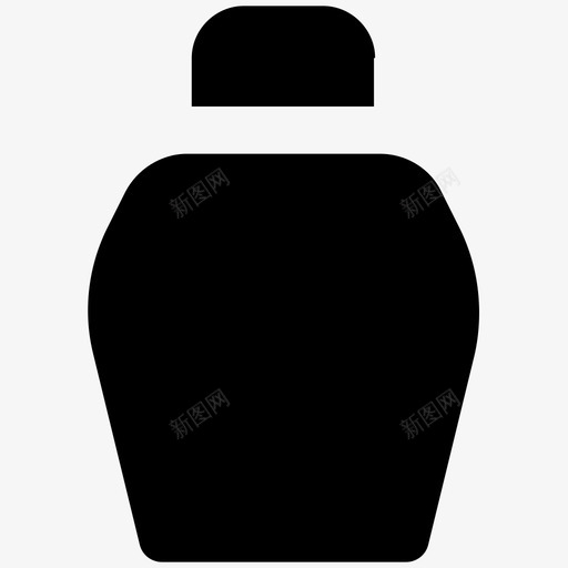 奶油瓶衣服大胆的固体图标svg_新图网 https://ixintu.com 奶油瓶 衣服大胆的固体图标