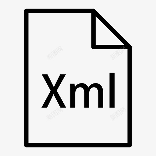 xml文档扩展名图标svg_新图网 https://ixintu.com xml 备忘录 扩展名 文件 文件夹 文件扩展名 文件类型 文本 文档