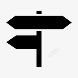路名牌路标交通信号图标高清图片