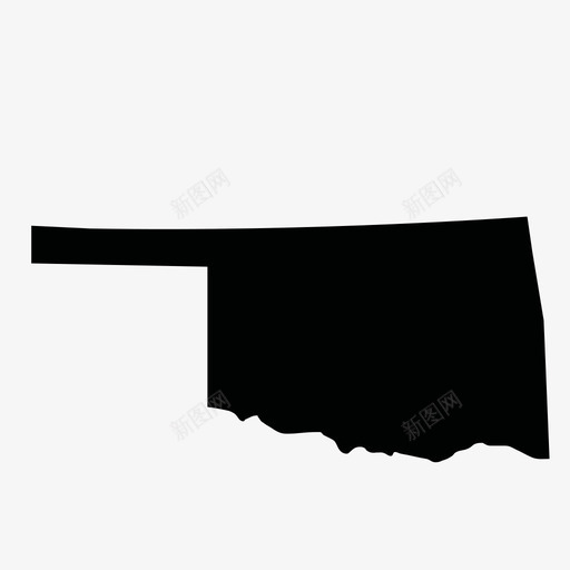 美国俄克拉荷马州地图集图标svg_新图网 https://ixintu.com 美国俄克拉荷马州地图集