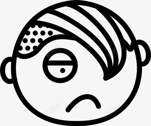 表情忧郁情绪图标svg_新图网 https://ixintu.com 忧郁 情绪 抑郁 深沉 男孩 粉碎图标表情轮廓 表情 误解 黑暗