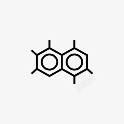 高分子合成结构图标图标