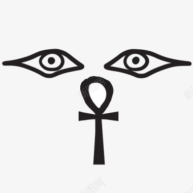 埃及眼图标图标