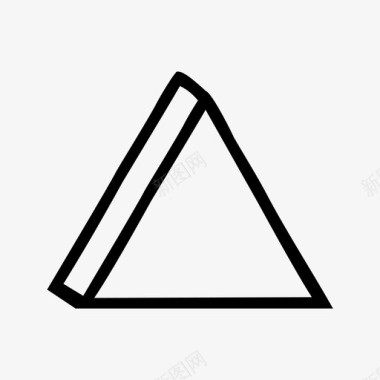 三角形向上系统图标图标