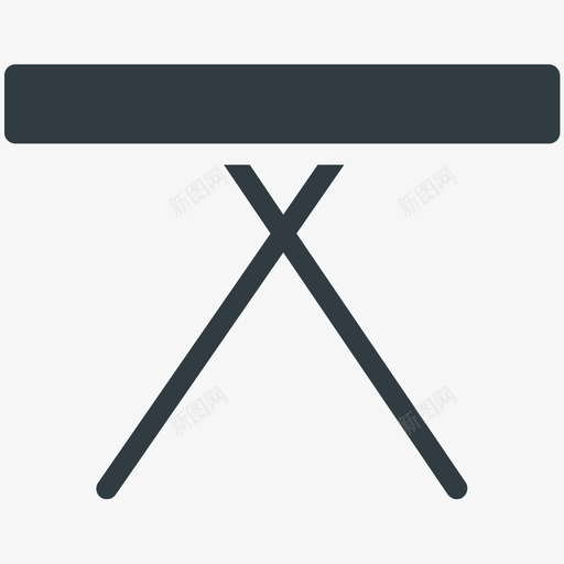 折叠桌家具酷标图标svg_新图网 https://ixintu.com 家具酷矢量图标 折叠桌