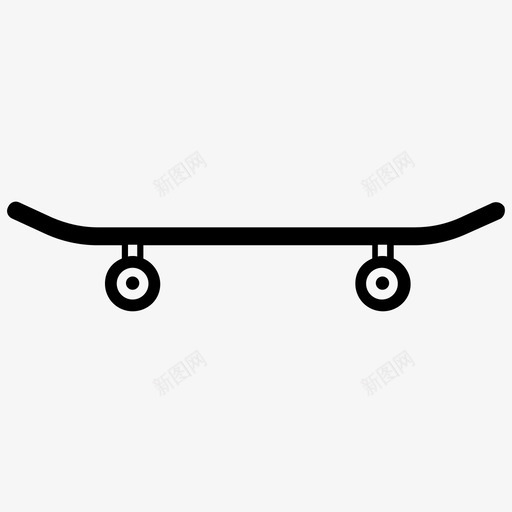 滑板休闲骑马图标svg_新图网 https://ixintu.com 休闲 旱冰 滑板 滑板游戏 轮子 运动 速度 骑马