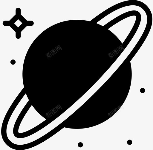 土星太空太阳系图标svg_新图网 https://ixintu.com 光环 卫星 土星 天文学 太空 太空固体 太阳系 岩石 巨大的 行星
