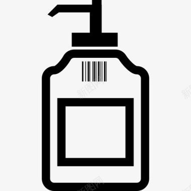 液体肥皂洗手液商业购物商店图标图标