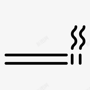 香烟吸烟室吸烟区图标图标