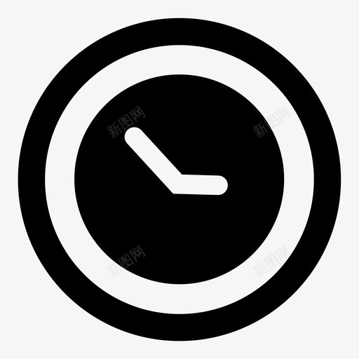 时钟圆圈指针图标svg_新图网 https://ixintu.com 圆圈 小时 手表 指针 数字 时钟 时间 移动