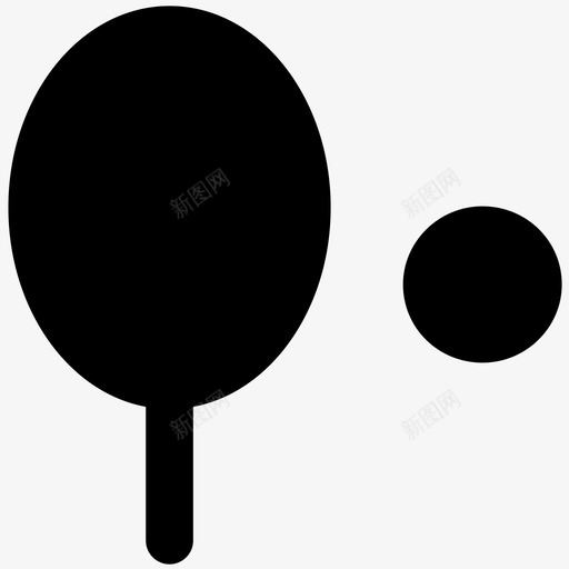 网球运动大胆的实心图标svg_新图网 https://ixintu.com 网球 运动大胆的实心图标
