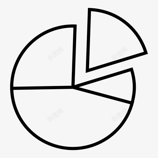 饼图金融业务图标svg_新图网 https://ixintu.com 金融业务 饼图