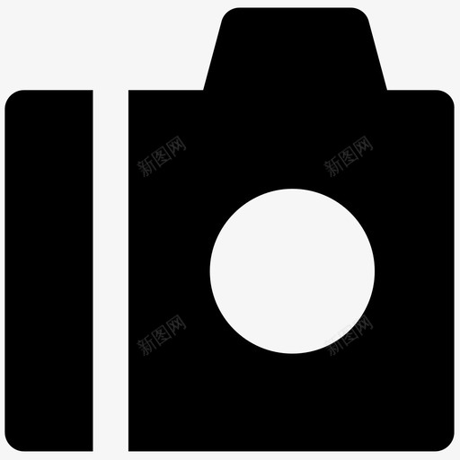 相机电子产品加粗实心图标svg_新图网 https://ixintu.com 电子产品加粗实心图标 相机