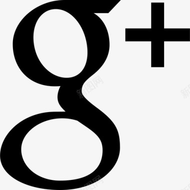 GooglePlus徽标符号基本配置图标图标