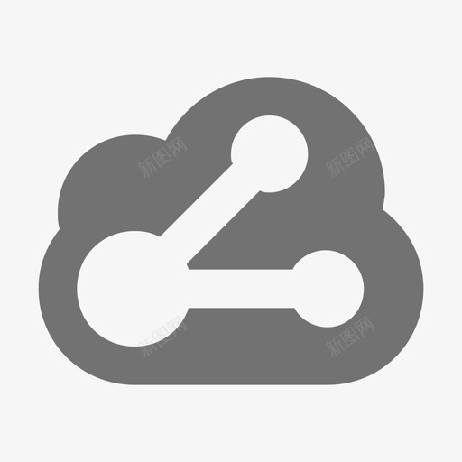 云共享启动和开发材料标图标svg_新图网 https://ixintu.com 云共享 启动和开发材料设计图标