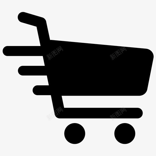 购物车轮子推图标svg_新图网 https://ixintu.com 商业搜索引擎优化第五卷 快速订单 推 电子商务 移动 购物车 轮子 金属 食品杂货