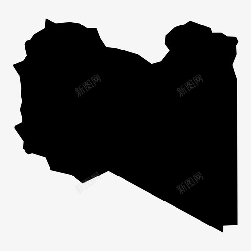 利比亚集市导航图标svg_新图网 https://ixintu.com 世界地图字形 中东 位置 利比亚 国家 地图 导航 文化 瓦迪 轰炸 集市