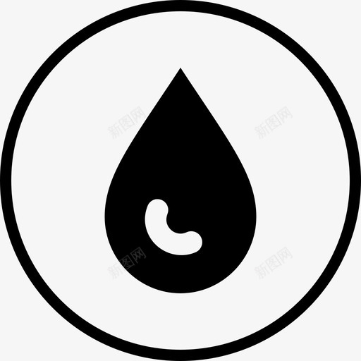 水滴单个雨图标svg_新图网 https://ixintu.com 下落 单个 水滴 油 液体 滴水 燃料 雨 需要第一卷