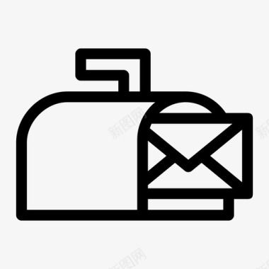 邮箱系统接收图标图标