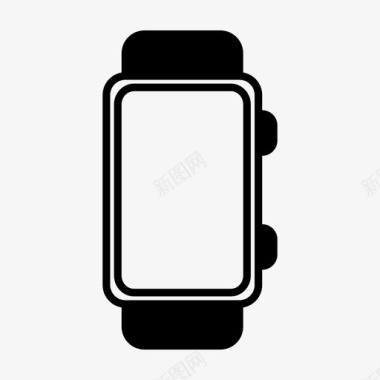 智能手表科技手表时间图标图标