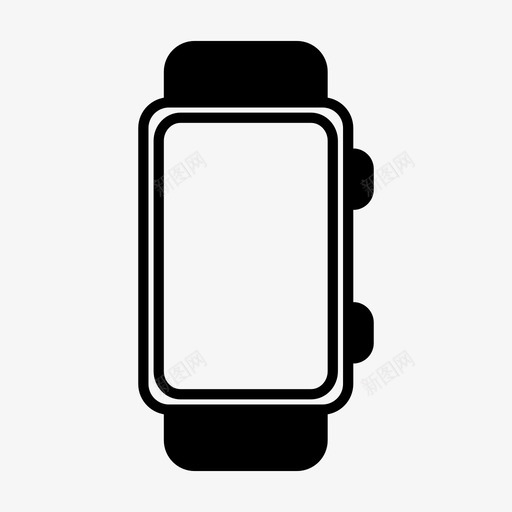 智能手表科技手表时间图标svg_新图网 https://ixintu.com 时尚科技 时间 智能手表 智能配件 科技手表 科技配件 高科技