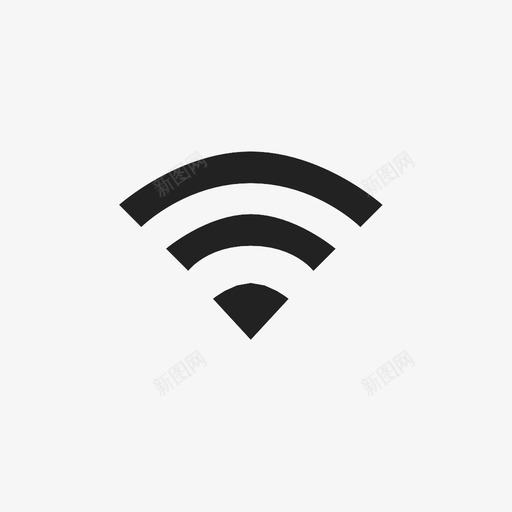 wifi在线互联网图标svg_新图网 https://ixintu.com wifi 互联网 信号 信息 在线 数据 波束 连接