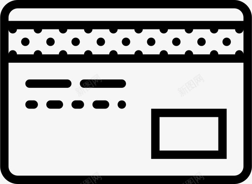 信用卡信用条款信用额度图标图标