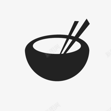 采购产品碗和筷子碗和筷子物品图标图标