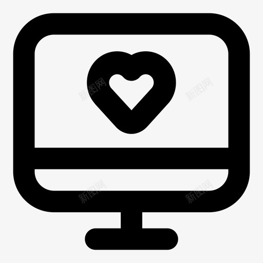 电脑物品材料图标svg_新图网 https://ixintu.com 家庭轮廓粗体 心 情人节 文章 最爱 材料 桌面 爱情 物品 电脑