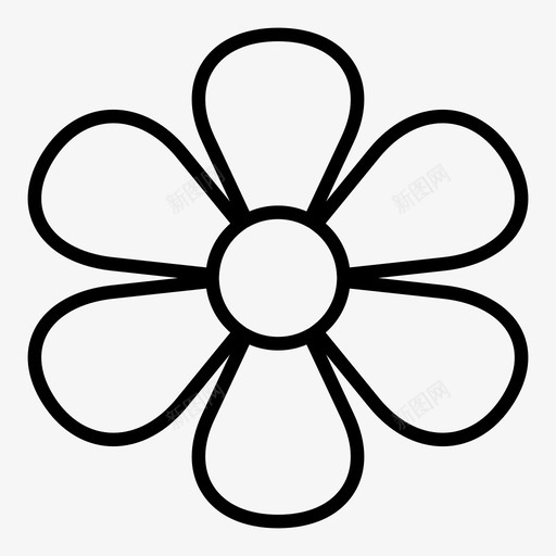 花花瓣组织者图标svg_新图网 https://ixintu.com 手机 活页夹 盒子 组织者 花 花朵 花朵轮廓1 花瓣 装饰 铃声 雏菊