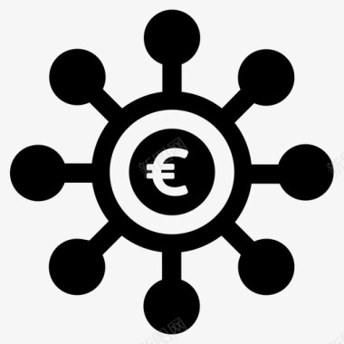 欧元基金欧洲外汇图标图标