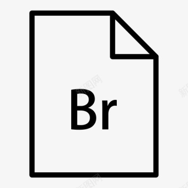 文件br扩展名图标图标