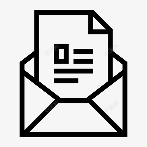 简历样式表格图标svg_新图网 https://ixintu.com 个人资料文件 卡片 发送 投递 文档 样式 电子邮件 简历 纸张 表格 角度邮件 附件