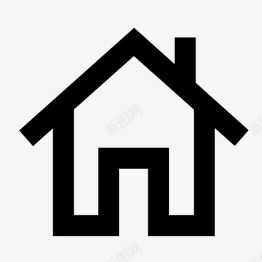 住宅主页导航公寓图标图标