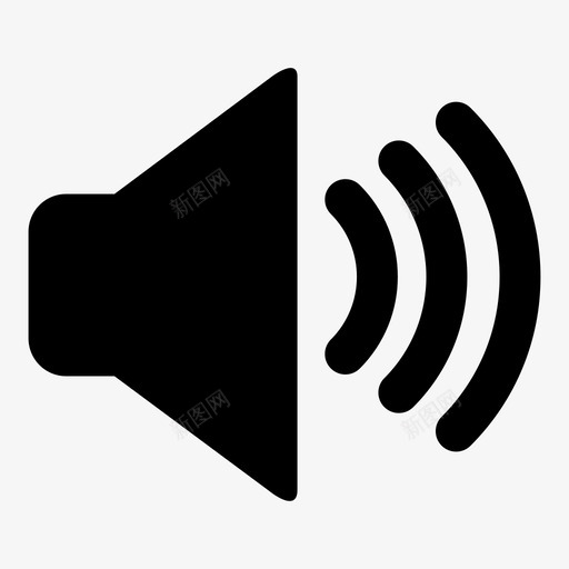 扬声器扩音器节拍图标svg_新图网 https://ixintu.com bose 声音 扩音器 扬声器 波形 节拍 音乐 音量