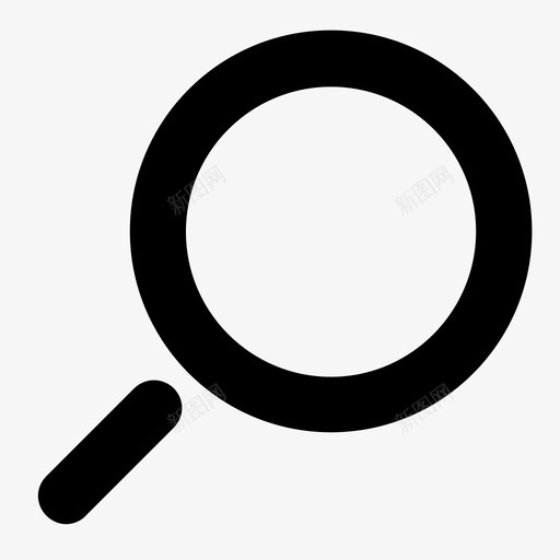 放大镜展示件搜索工具图标svg_新图网 https://ixintu.com 外观 对象 展示件 扫描 搜索工具 搜索按钮 搜索百叶窗 放大镜 材料 透镜