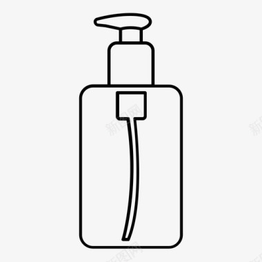 乳液肥皂洗发水图标图标