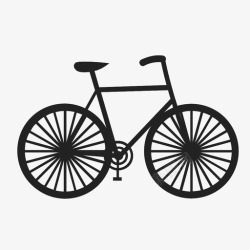 环铃铛自行车铃铛手提手图标高清图片