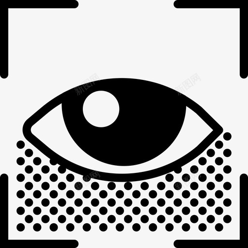 视网膜识别安全保护图标svg_新图网 https://ixintu.com 估计 保护 信息 分析 安全 安全可靠 实验室 电子商务 视网膜识别