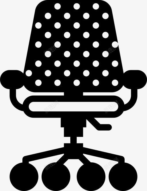 办公椅家用实心图标svg_新图网 https://ixintu.com 办公椅 家用实心